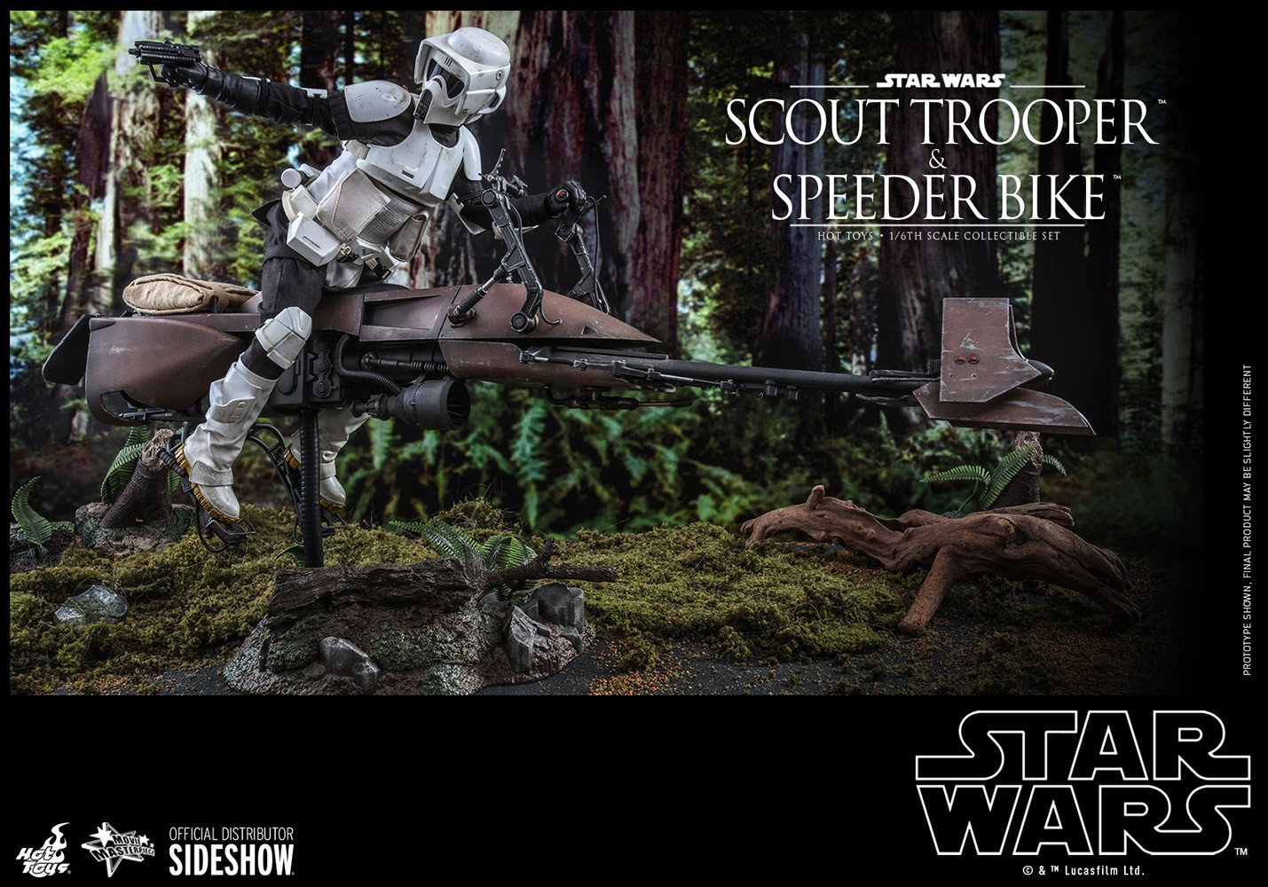 Scout Trooper - Sixth Scale Figure Set by Hot Toys